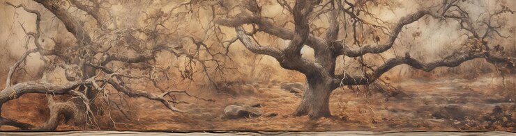 Foto una ripresa ravvicinata con una di un albero nello stile di una consistenza rustica