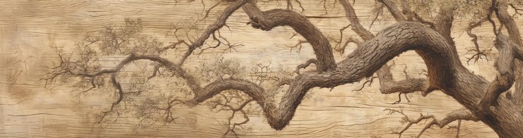 Foto una ripresa ravvicinata con una di un albero nello stile di una consistenza rustica