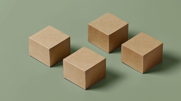 Una scatola con una scatola di legno che dice "quota quadrata" su di essa