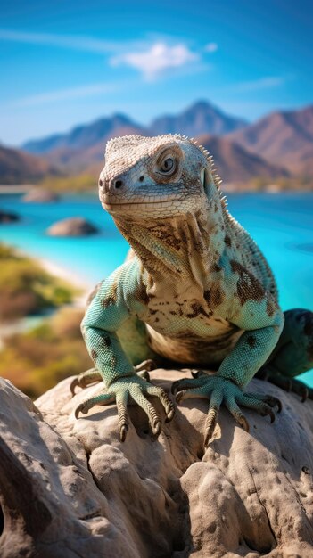 Una scena da sogno del Parco Nazionale di Komodo, in Indonesia