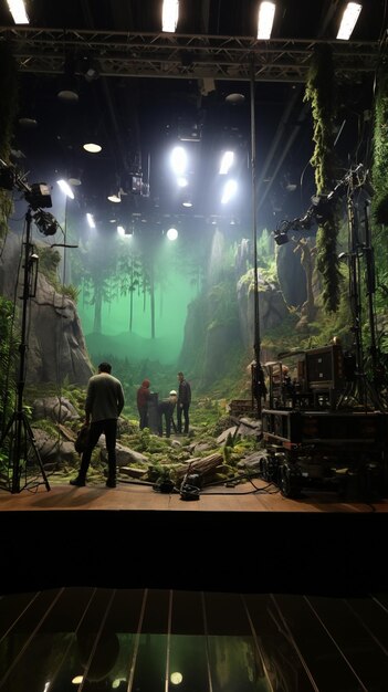 una scena del film con il nome " la giungla " in fondo.