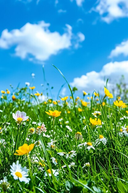 una scena naturale primaverile che simboleggia Nowruz