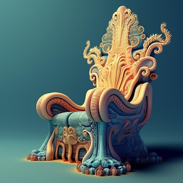 una scultura con sopra un drago e la scritta "il fondo"