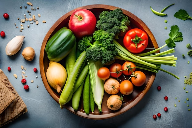 Una selezione di verdure tra cui pomodori, cetrioli, cetrioli e cetrioli.