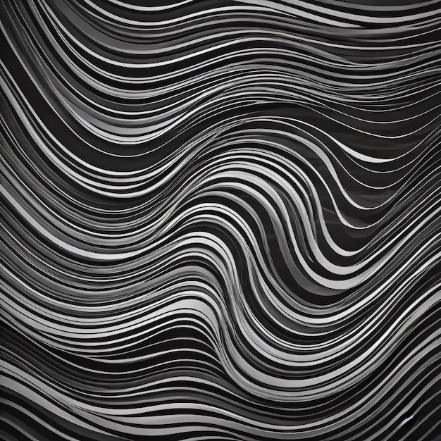 Una serie di linee ondulate che mostrano il movimento delle onde.