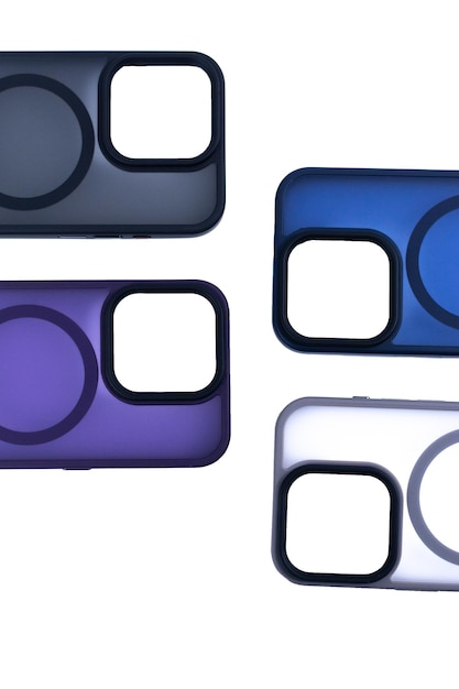 una serie di quadrati viola e blu con uno che dice " il colore blu "