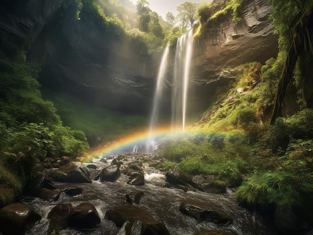 Una sinfonia di cascate in una valle nascosta