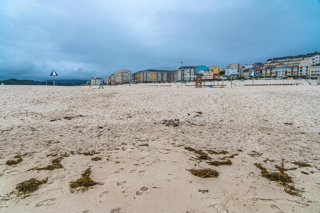 Una spiaggia di Rapadoira a Foz Galicia, Spagna