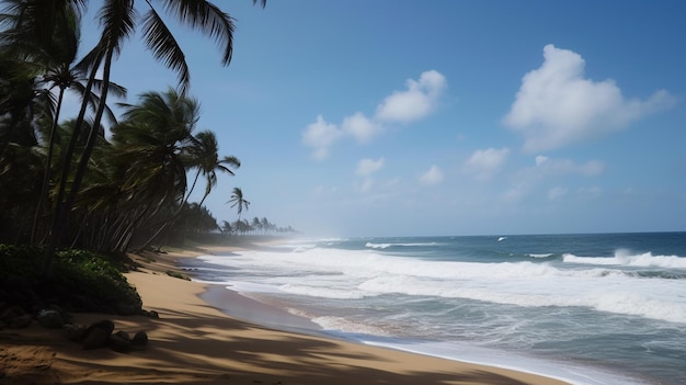 Una spiaggia nella Repubblica Dominicana
