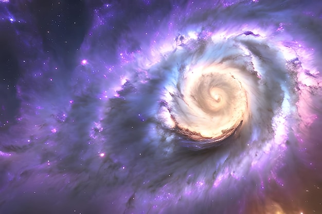 Una spirale viola con sopra la parola ombre