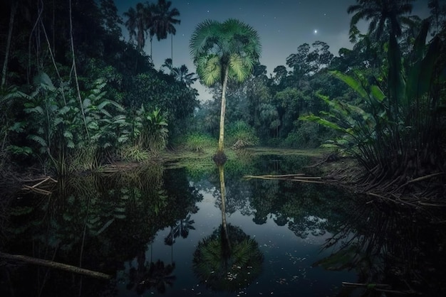 Una splendida posizione in una giungla sudamericana