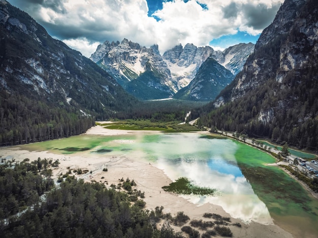 Una splendida vista sul lago di ladro