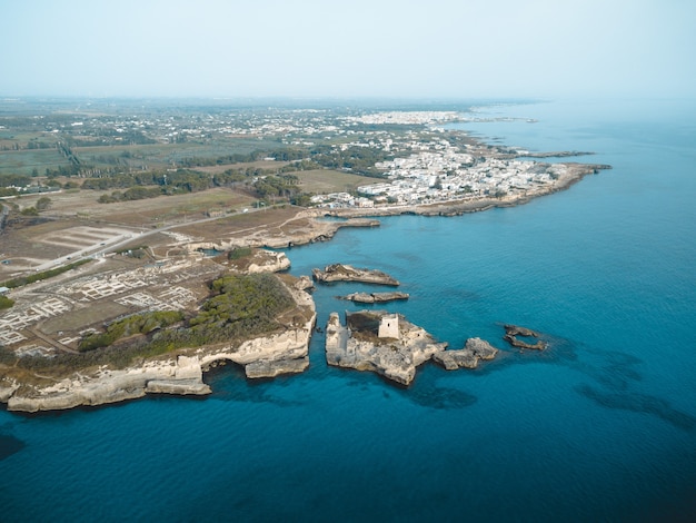 Una splendida vista sulla "grotta della poesia" in puglia