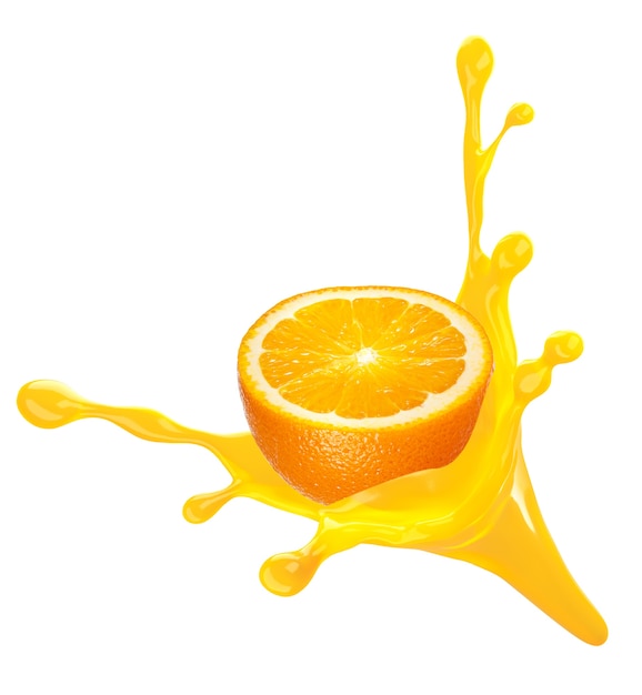 Una spruzzata d'arancia.