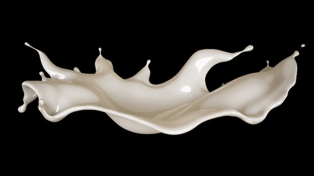 Una spruzzata di latte.