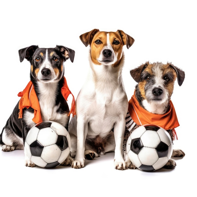 Una squadra di calcio per cani