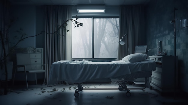 Una stanza in una foto dell'ospedale