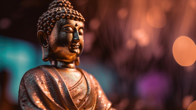 Una statua di Buddha è una rappresentazione di Siddharta Gautama, il fondatore del buddismo