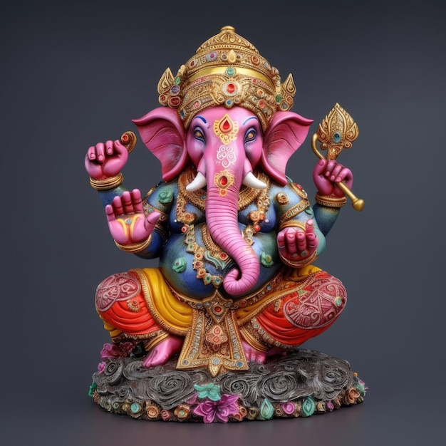 Una statua di un Ganapathi