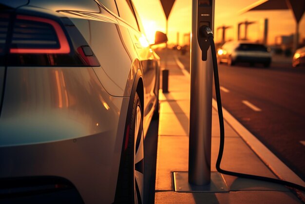 Una stazione di ricarica per auto elettriche