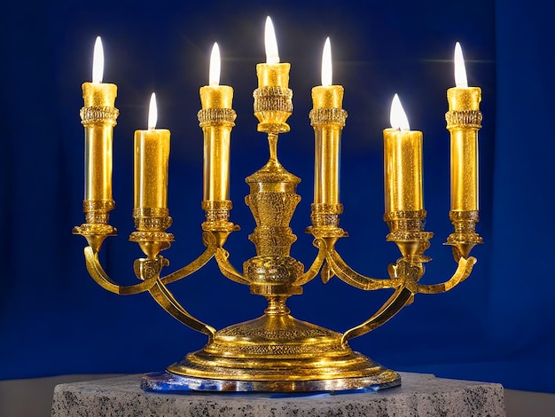 Una storia della Hanukkah Menorah image download