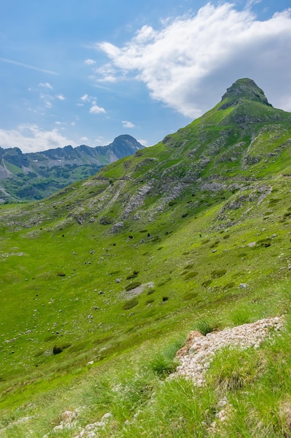 Una strada tortuosa attraversa le pittoresche montagne