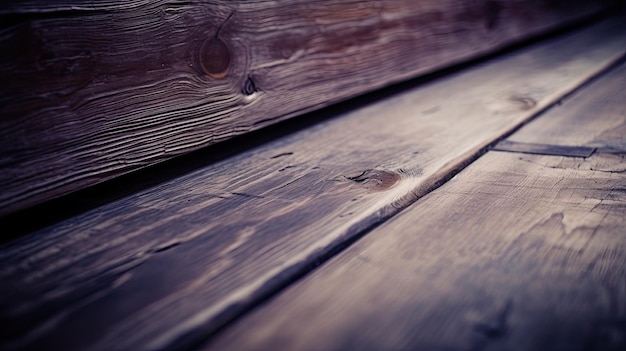 Una tavola di legno con un buco