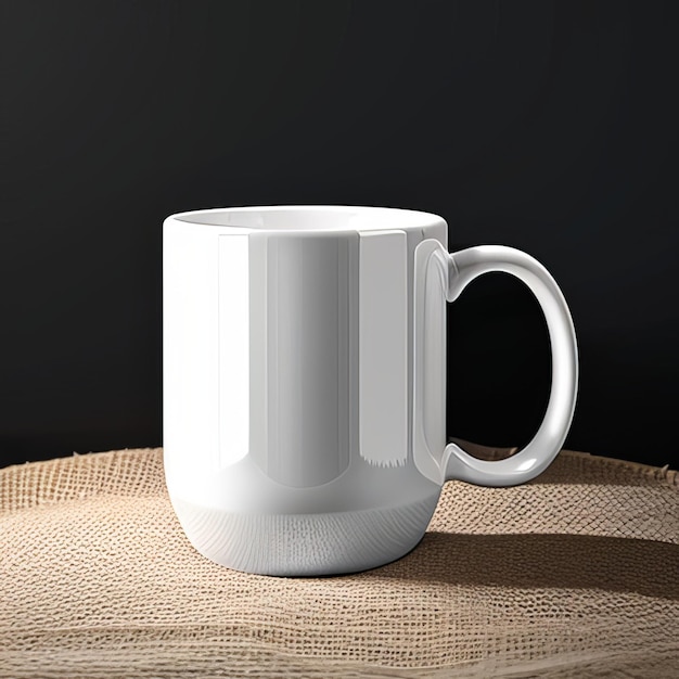Una tazza bianca con sopra la scritta caffè