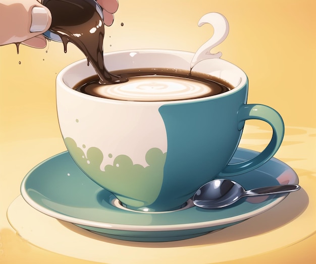 una tazza di caffè