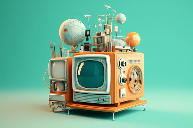 una televisione 3d