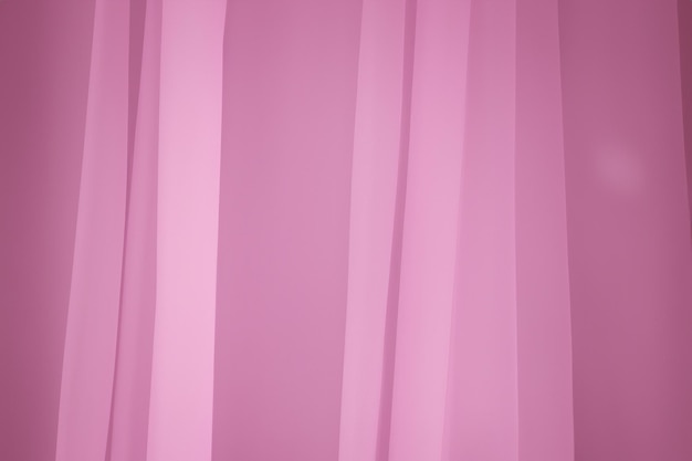 una tenda rosa con uno sfondo viola e uno sfondo bianco