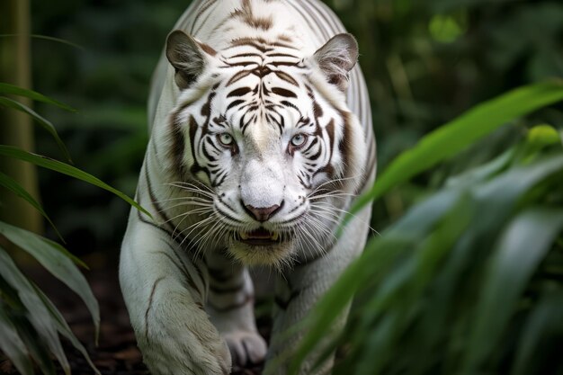 una tigre bianca allo stato brado