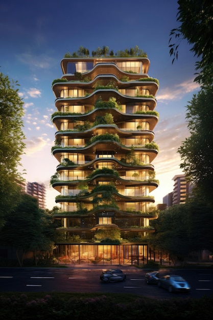 Una torre residenziale contemporanea di 7 piani influenzata dallo stile distintivo di Thomas Heatherwick