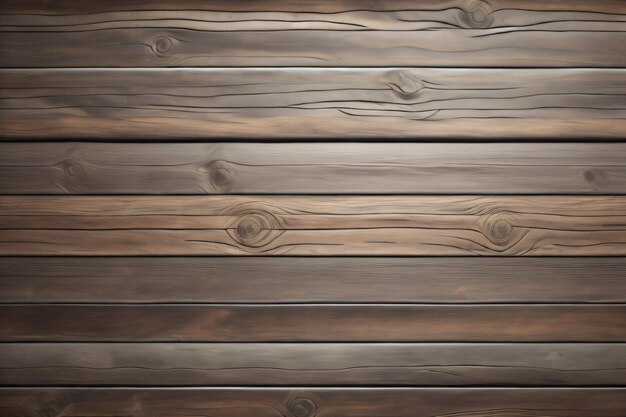 Una trama di legno stagionato sfondo struttura scura in legno con ai generativo