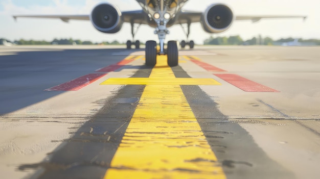 Una turbina sull'ala di un moderno aereo passeggeri