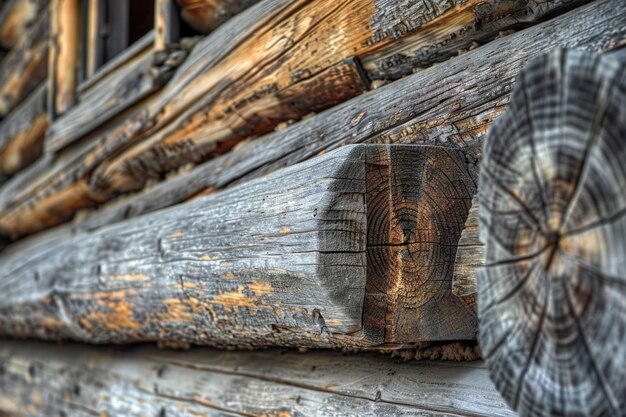 Una vecchia casa di legno emana fascino rustico con storie