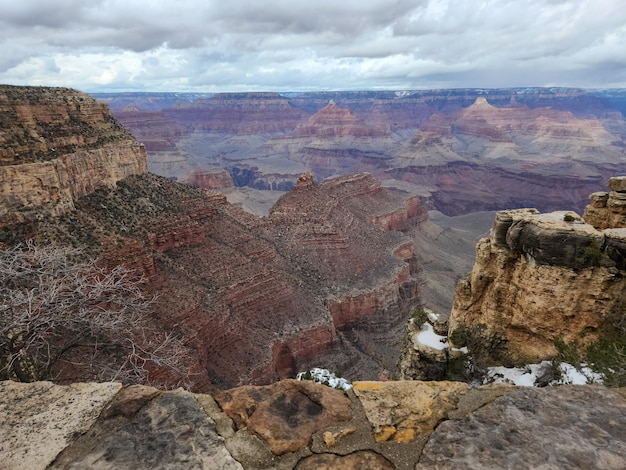 Una vista del Grand Canyon dal Grand Canyon.