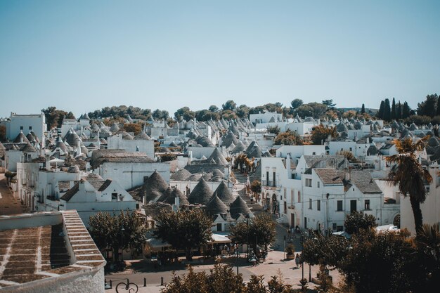 Una vista del villaggio di moglia, italia