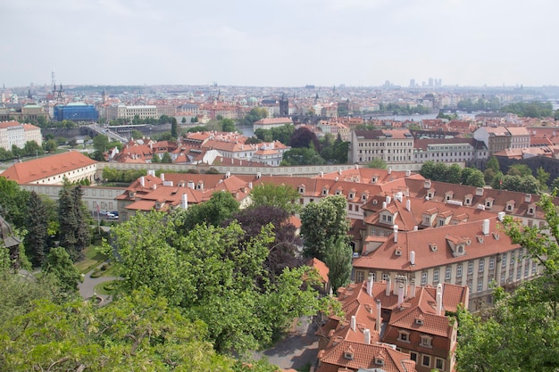 Una vista della città di Lubiana dal castello