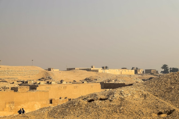 Una vista della mastaba di Mereruka Saqqara Egitto