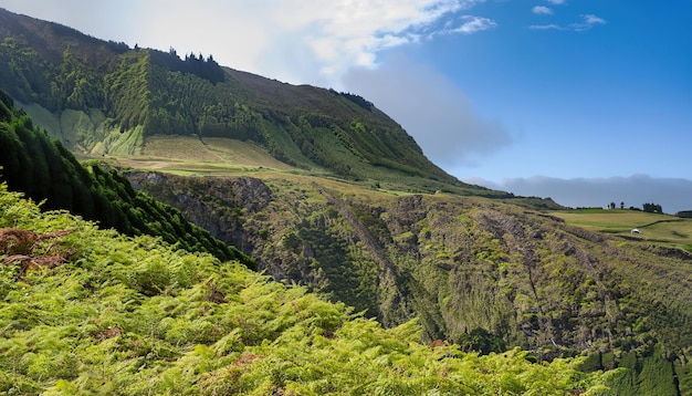 Una vista delle montagne dell'Irlanda