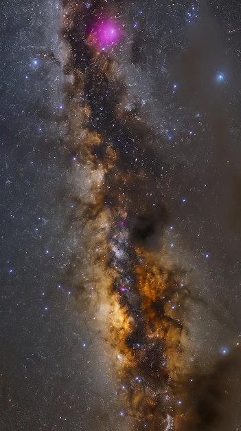 Una vista mozzafiato della Via Lattea e della Grande Nube di Magellano