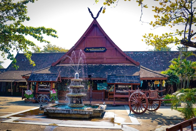 Una vista panoramica della città di Chiang Mai in Thailandia