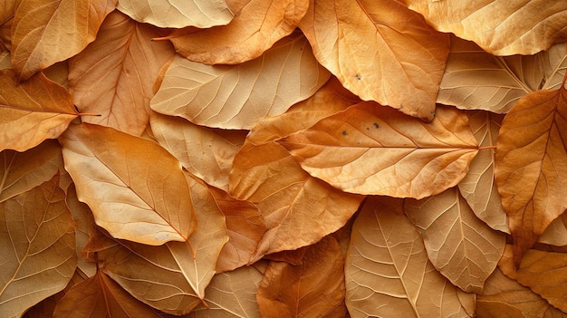 Una vista ravvicinata dello sfondo tessutale e della struttura delle fibre delle foglie secche e dello spazio