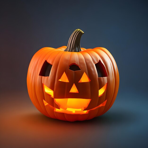 Una zucca di Halloween