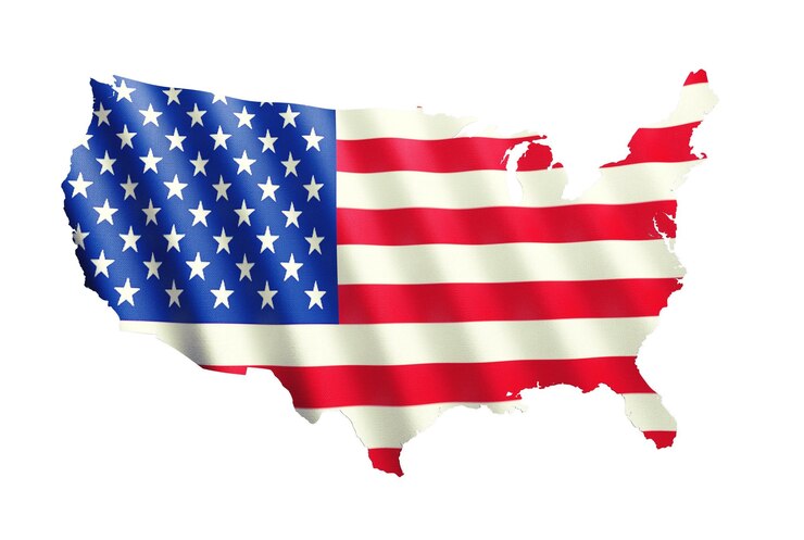 Foto unated dichiarato di america flag