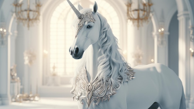 unicorno cavallo bianco