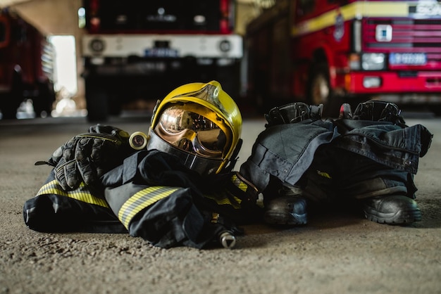 uniforme protettiva dei vigili del fuoco