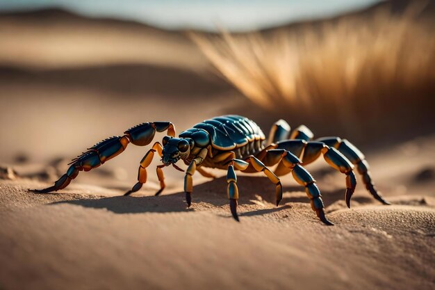 Uno scorpione nel deserto