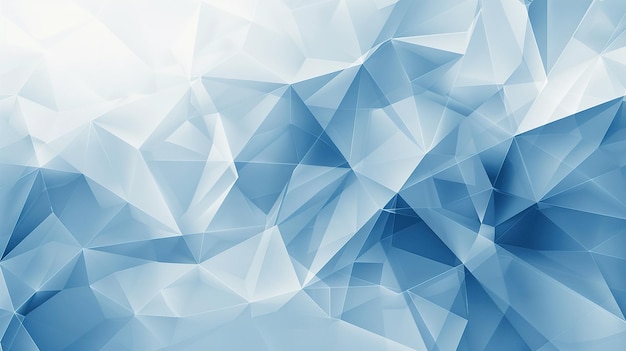uno sfondo astratto blu con un disegno di triangoli